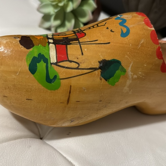 “Holland” Wooden Clog Collectible-Vintage with Wear - Picture 5 of 13